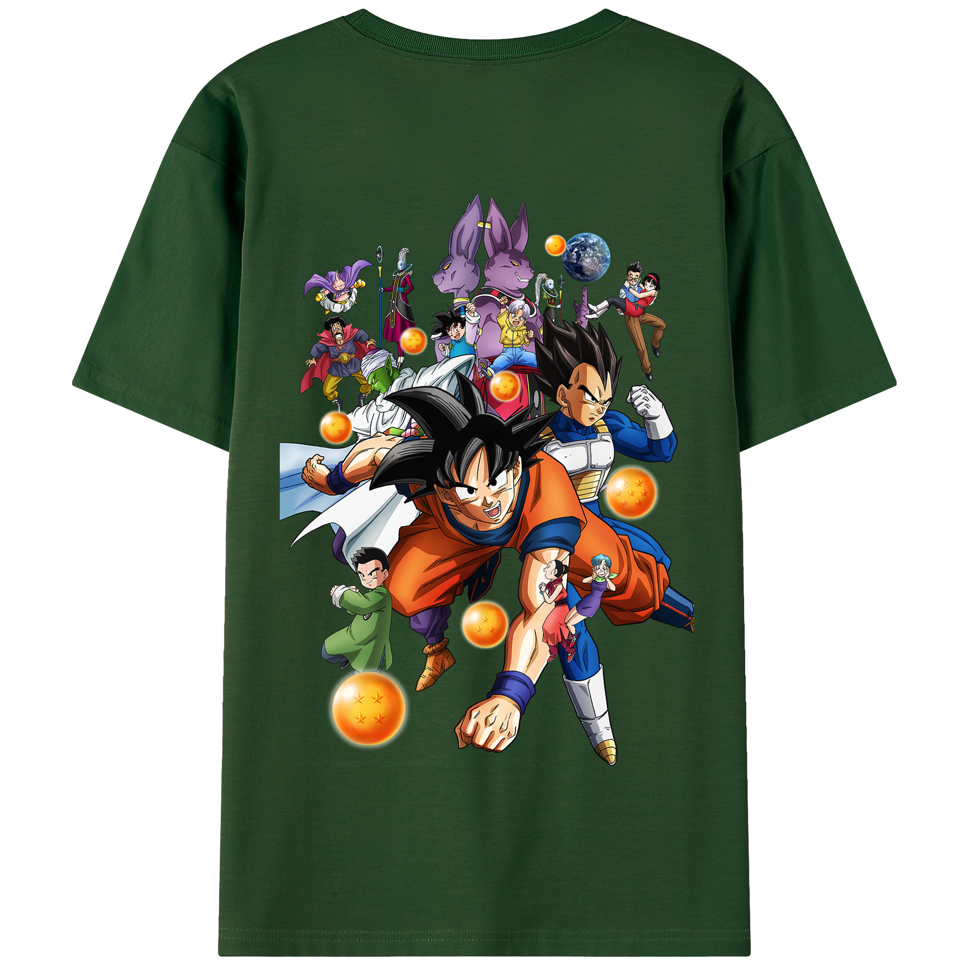 （画像用） ドラゴンボール DRAGON BALL 綿100％半袖Tシャツ（背面プリント）